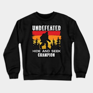 "Hide and Seek Champion" Bigfoot Crewneck Sweatshirt